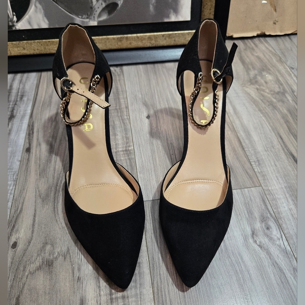 Unisa Women's Yadira High Heels Black Dress Shoe Size 10 Buckle Back